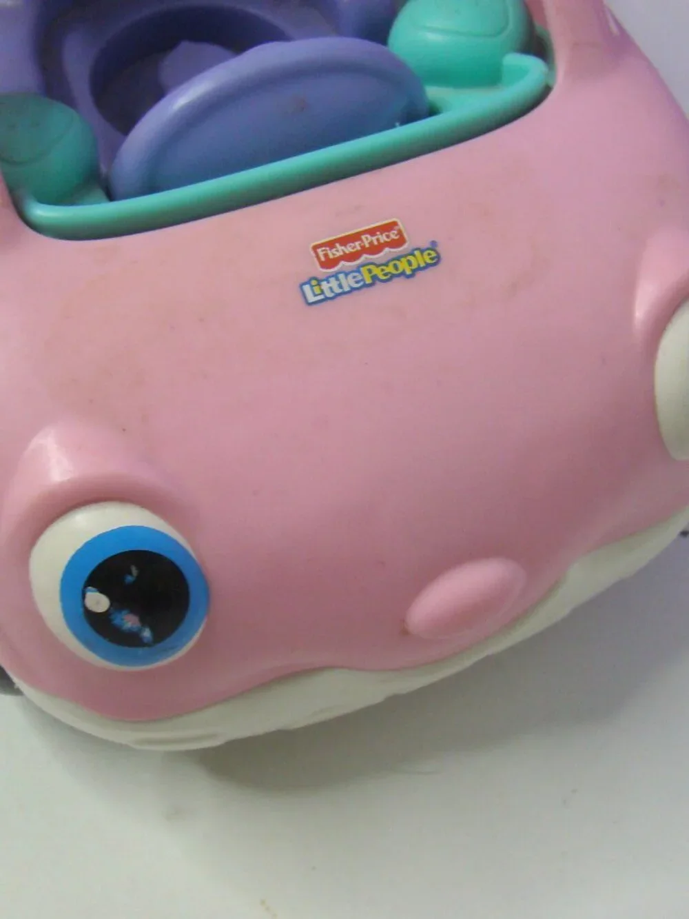 Fisher Price Little People Family Pink SUV Musical Melody w/Mom and Baby 2009